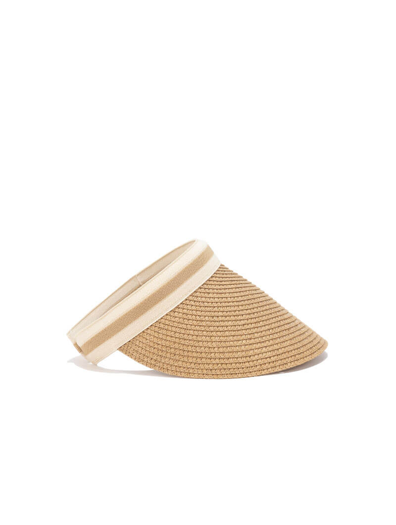 Chapeau en paille à détails